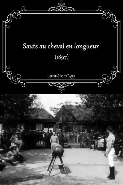 Póster de Sauts de cheval en longueur
