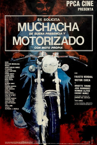 Póster de Se solicita muchacha de buena presencia y motorizado con moto propia