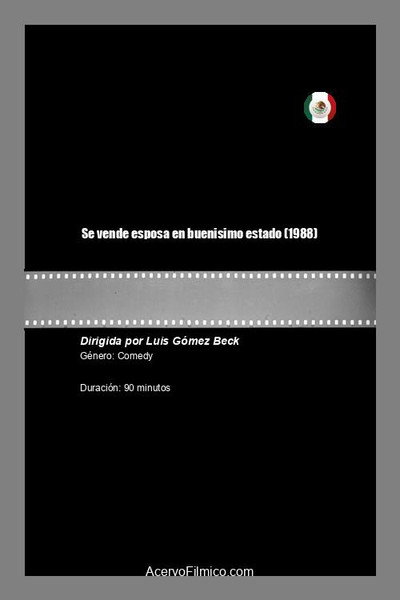 Póster de Se vende esposa en buenisimo estado