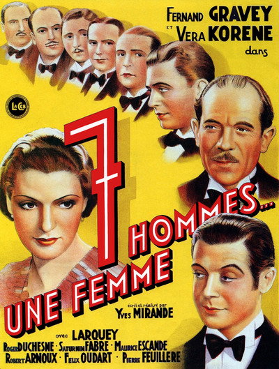 Póster de Seven Men, One Woman