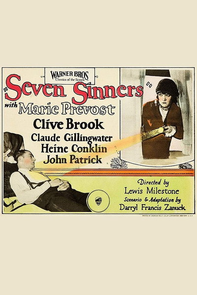 Póster de Seven Sinners