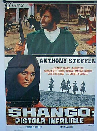 Póster de Shango: pistola infalible
