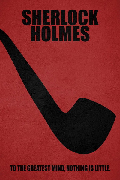 Póster de Sherlock Holmes contra Professor Moriarty