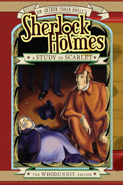 Póster de Sherlock Holmes: Estudio en escarlata