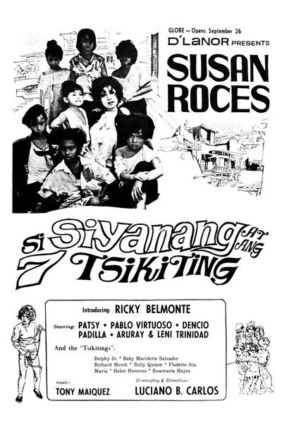 Póster de Si siyanang at ang 7 tsikiting