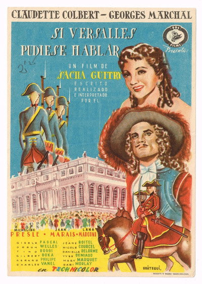 Póster de Si Versalles pudiera hablar