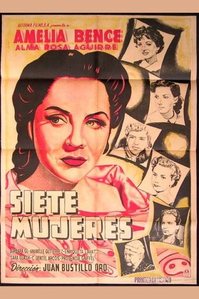 Póster de Siete mujeres