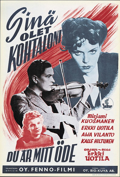 Póster de Sinä olet kohtaloni
