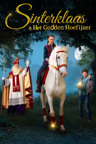 Póster de Sinterklaas &amp; het gouden hoefijzer