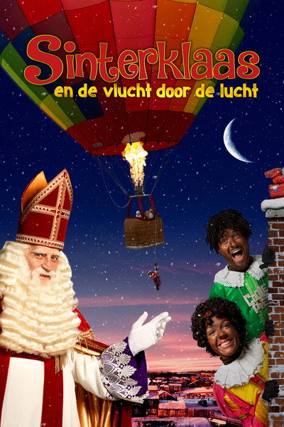 Póster de Sinterklaas en de vlucht door de lucht
