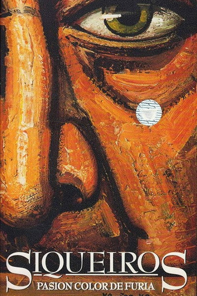 Póster de Siqueiros, pasión, color de furia