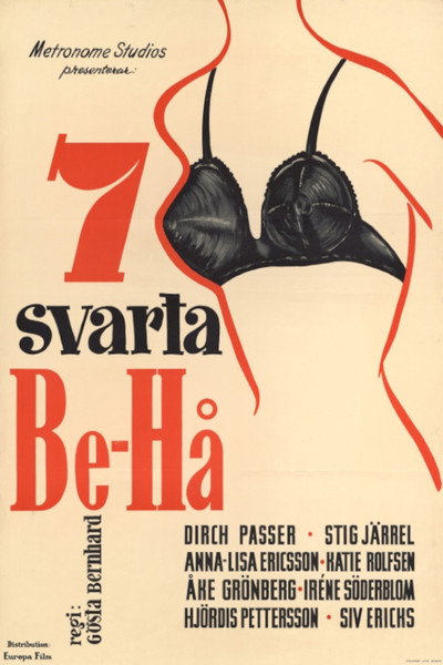 Póster de Sju svarta be-hå