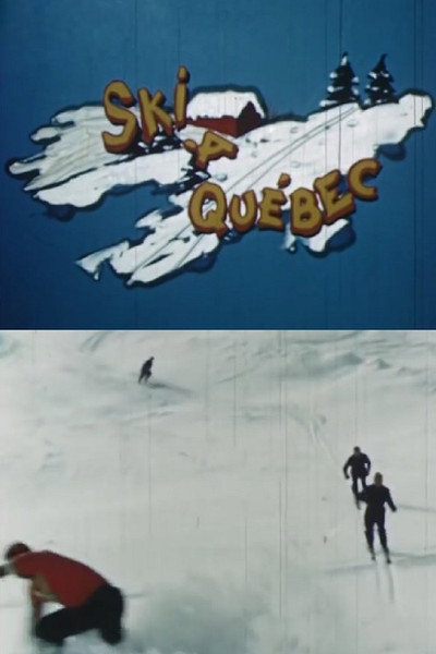 Póster de Ski à Québec