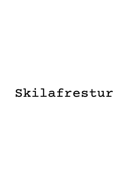 Póster de Skilafrestur