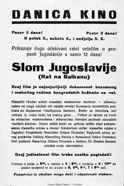 Póster de Slom Jugoslavije