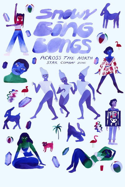 Póster de Snowy Bing Bongs Across the North Star Combat Zone