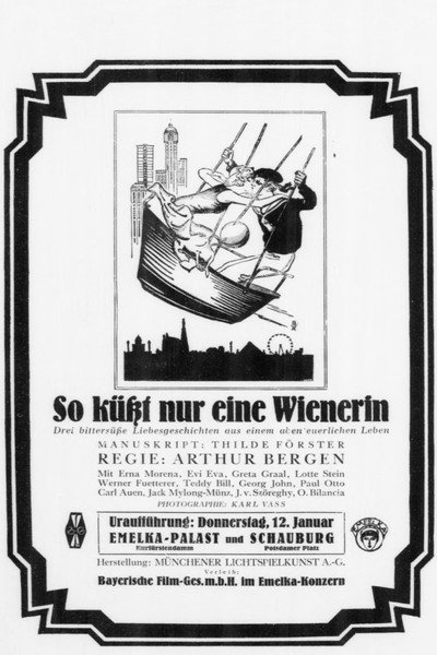 Póster de So küsst nur eine Wienerin