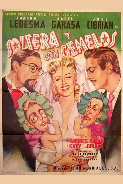 Póster de Soltera y con gemelos