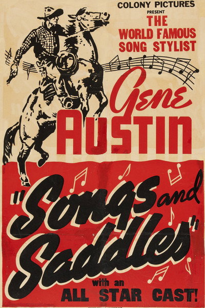 Póster de Songs and Saddles