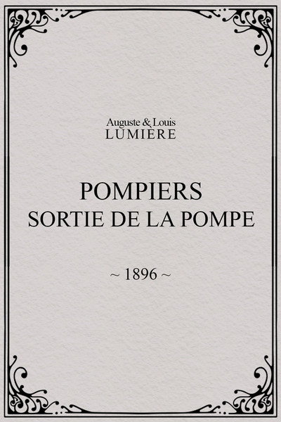 Póster de Sortie de la pompe