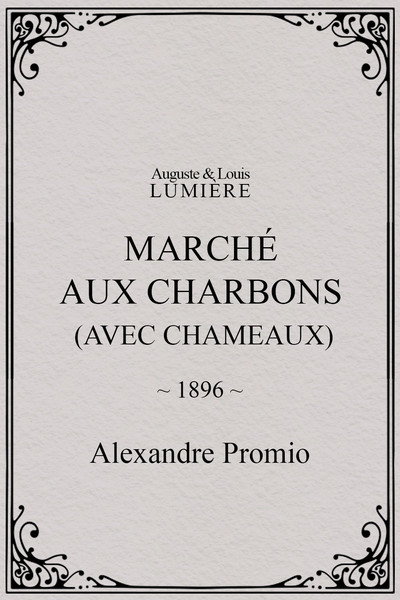 Póster de Sousse: Marché aux charbons (avec chameaux)