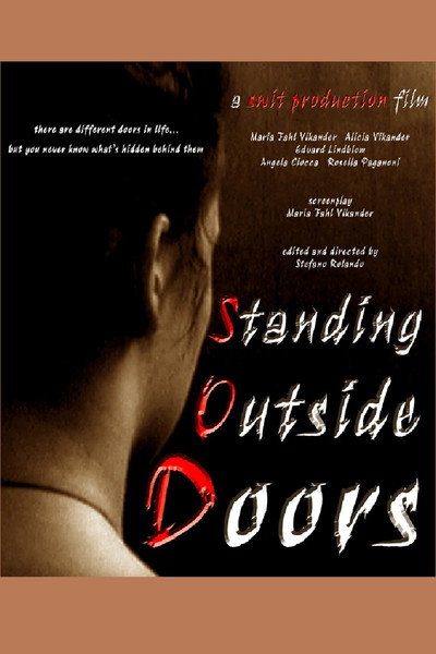 Póster de Standing Outside Doors