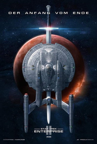 Póster de Star Trek Enterprise II: Der Anfang vom Ende