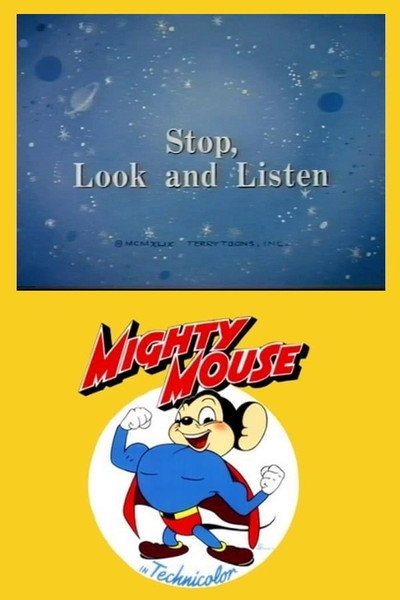 Póster de Stop, Look, and Listen