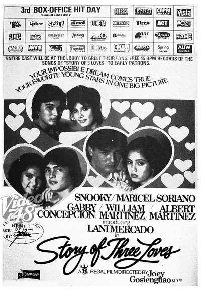 Póster de Story of Three Loves