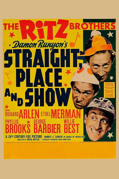 Póster de Straight Place and Show
