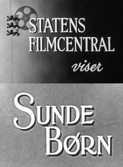 Póster de Sunde børn