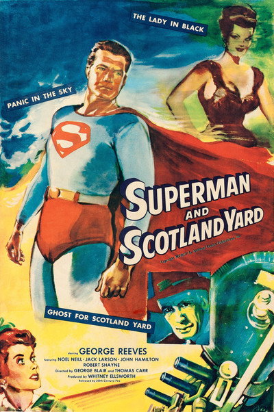 Póster de Superman in Scotland Yard