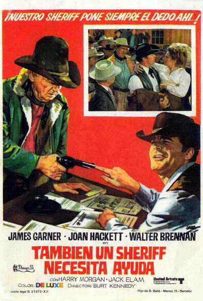 Póster de También un sheriff necesita ayuda