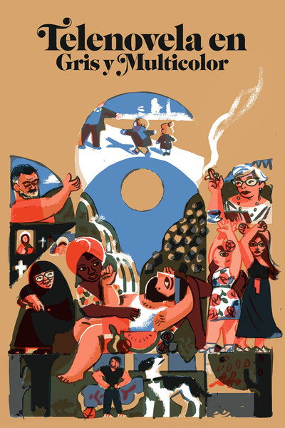Póster de Telenovela: Grey-scale in Color