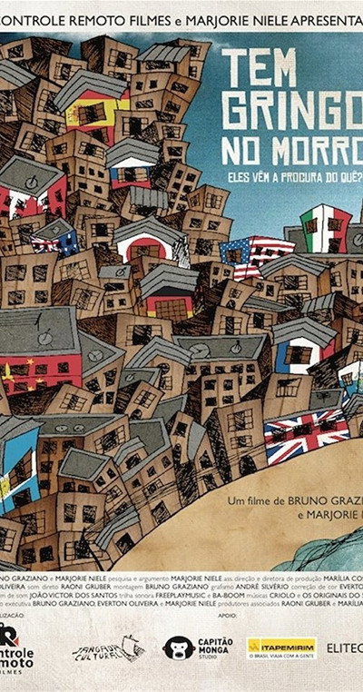 Póster de Tem Gringo no Morro