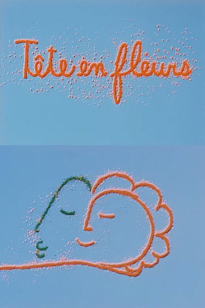 Póster de Tête en fleurs