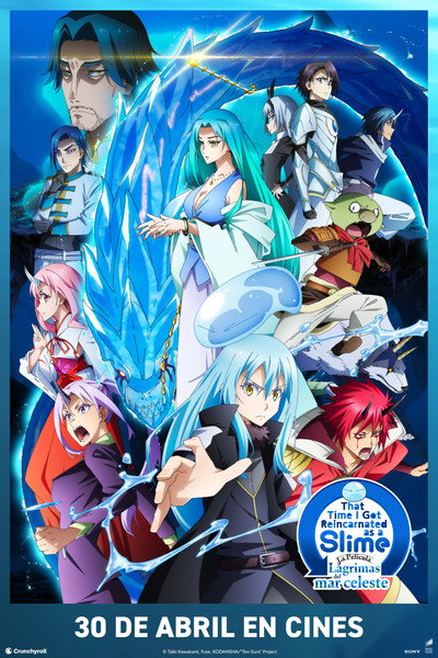 Póster de That Time I Got Reincarnated as a Slime the Movie: Tears of the Azure Sea