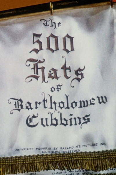 Póster de The 500 Hats of Bartholomew Cubbins