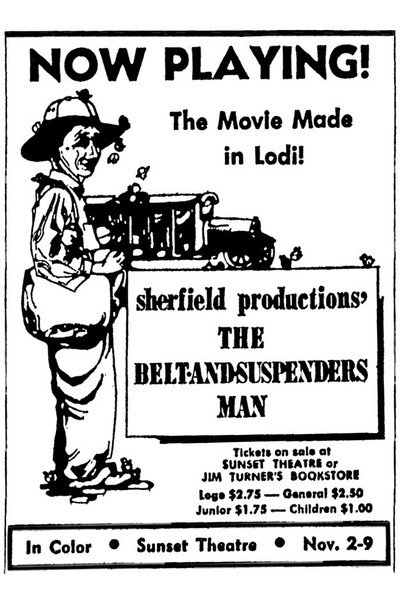 Póster de The Belt and Suspenders Man