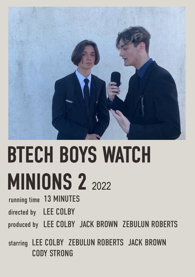 Póster de The Btech Boys Watch Minions 2: The Rise of Gru!