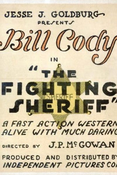 Póster de The Fighting Sheriff