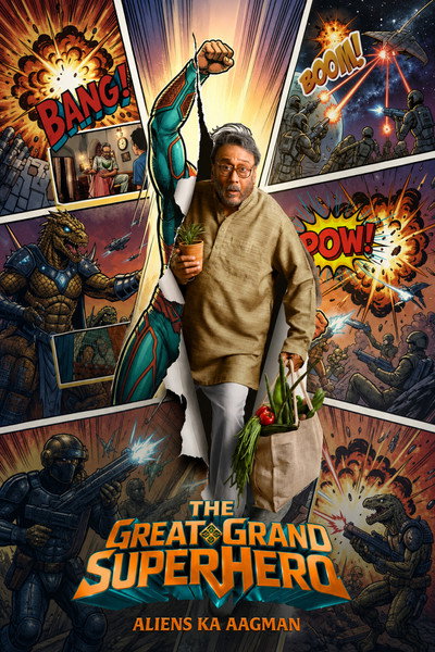 Póster de The Great Grand Superhero: Aliens Ka Aagman