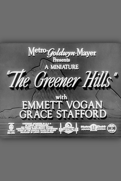Póster de The Greener Hills