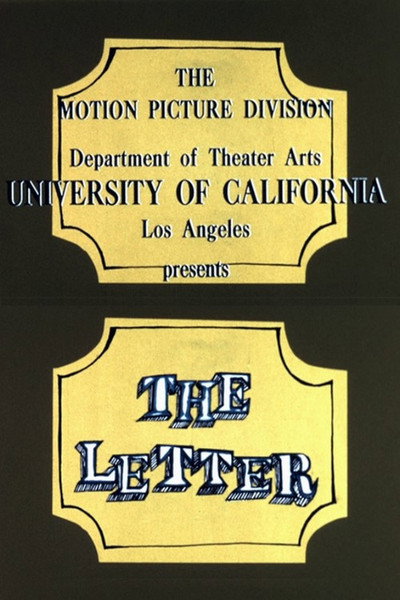 Póster de The Letter
