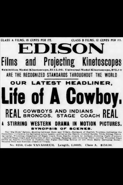 Póster de The Life of a Cowboy