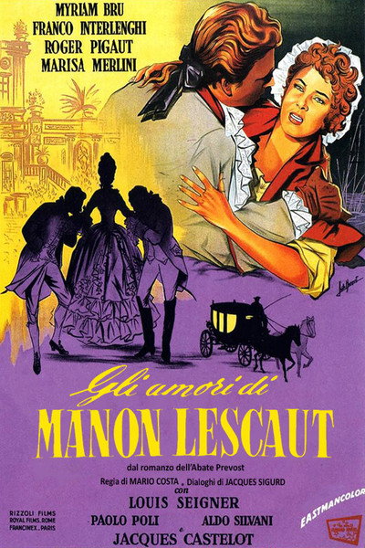Póster de The Lovers of Manon Lescout