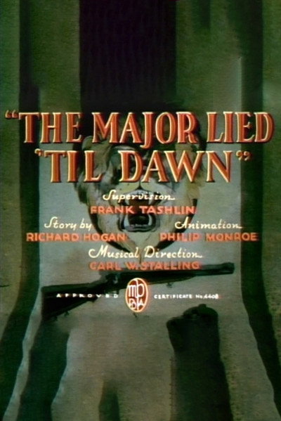 Póster de The Major Lied 'Til Dawn
