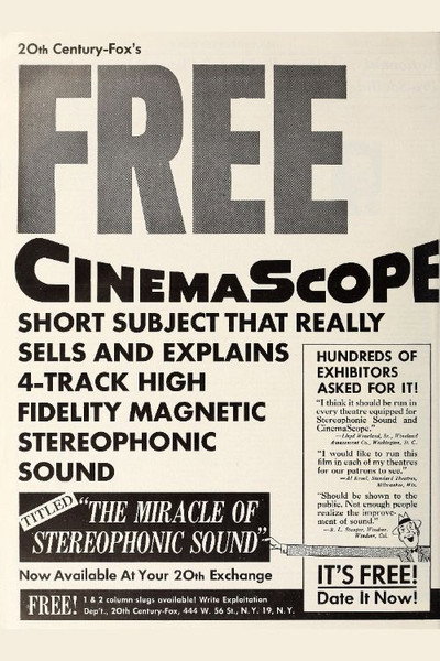 Póster de The Miracle of Stereophonic Sound