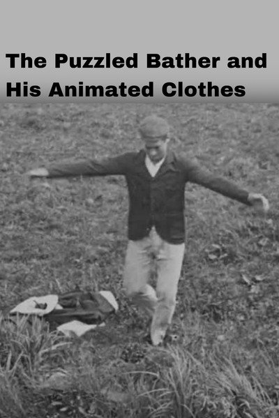 Póster de The Puzzled Bather and His Animated Clothes