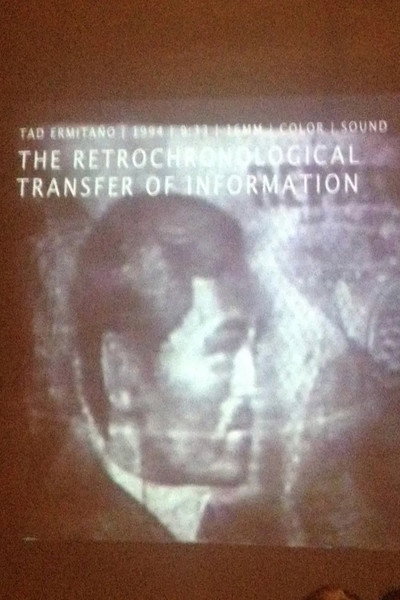 Póster de The Retrochronological Transfer of Information